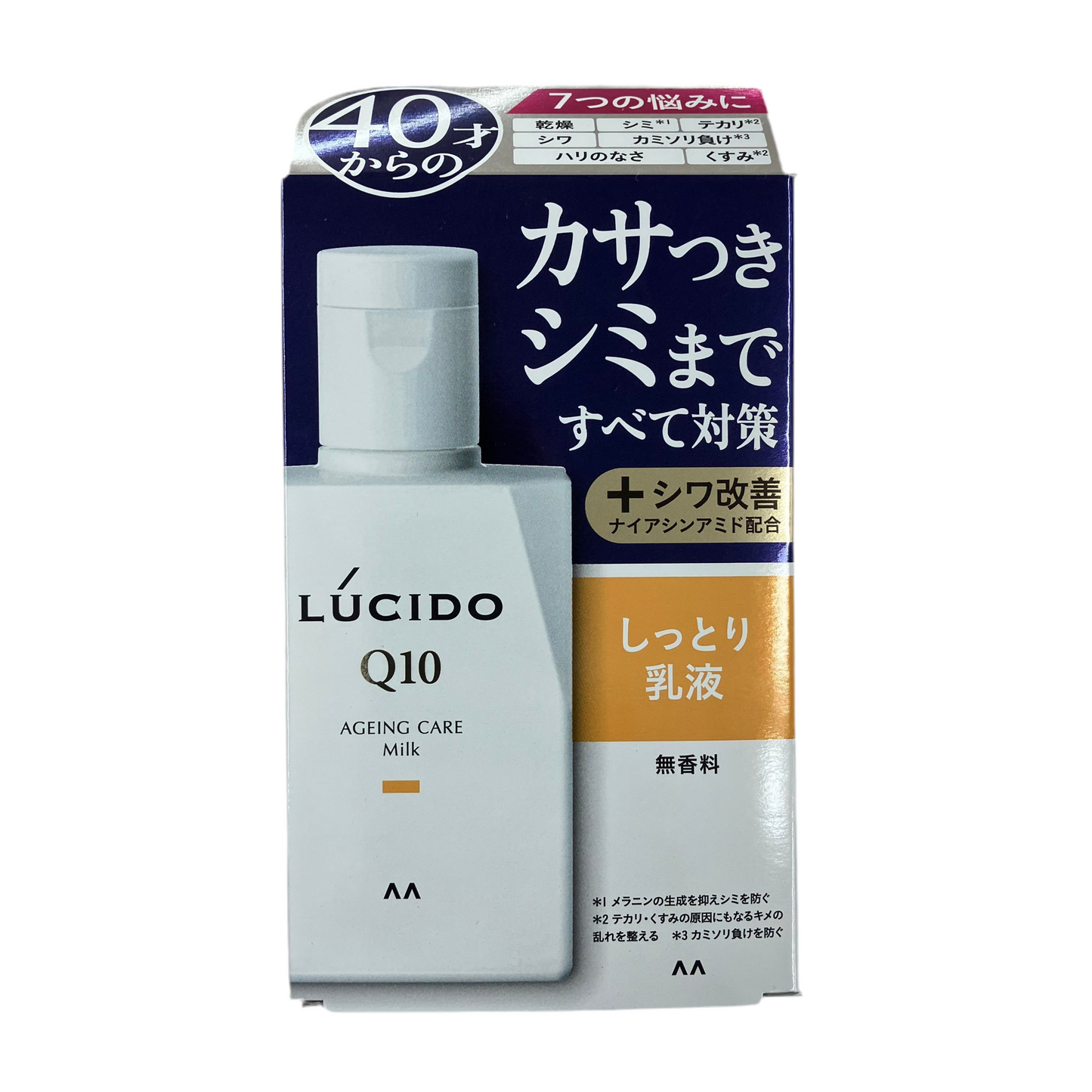 LÚCIDO Q10 Ageing Care Milk Made in Japan product image front side 3