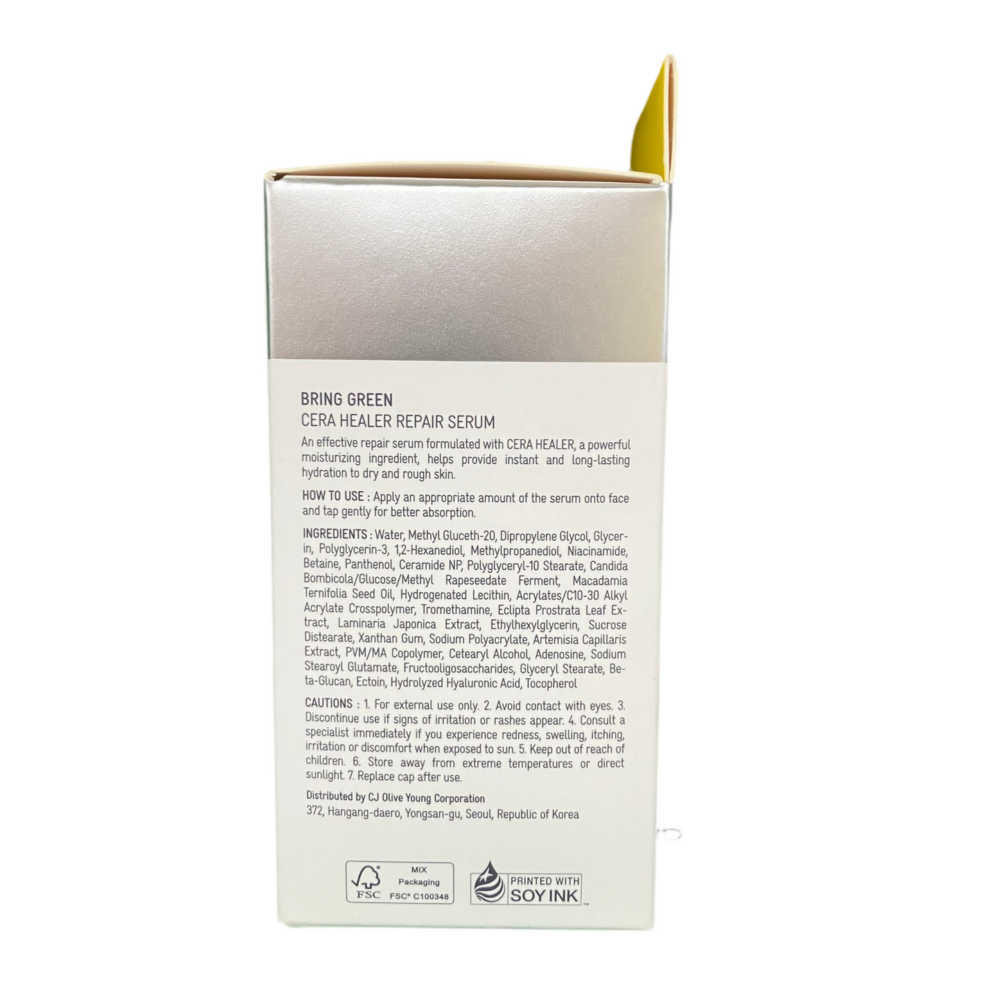 Cera Healer Repair Serum for Dry Skin 25mL – Made in Korea ingredients