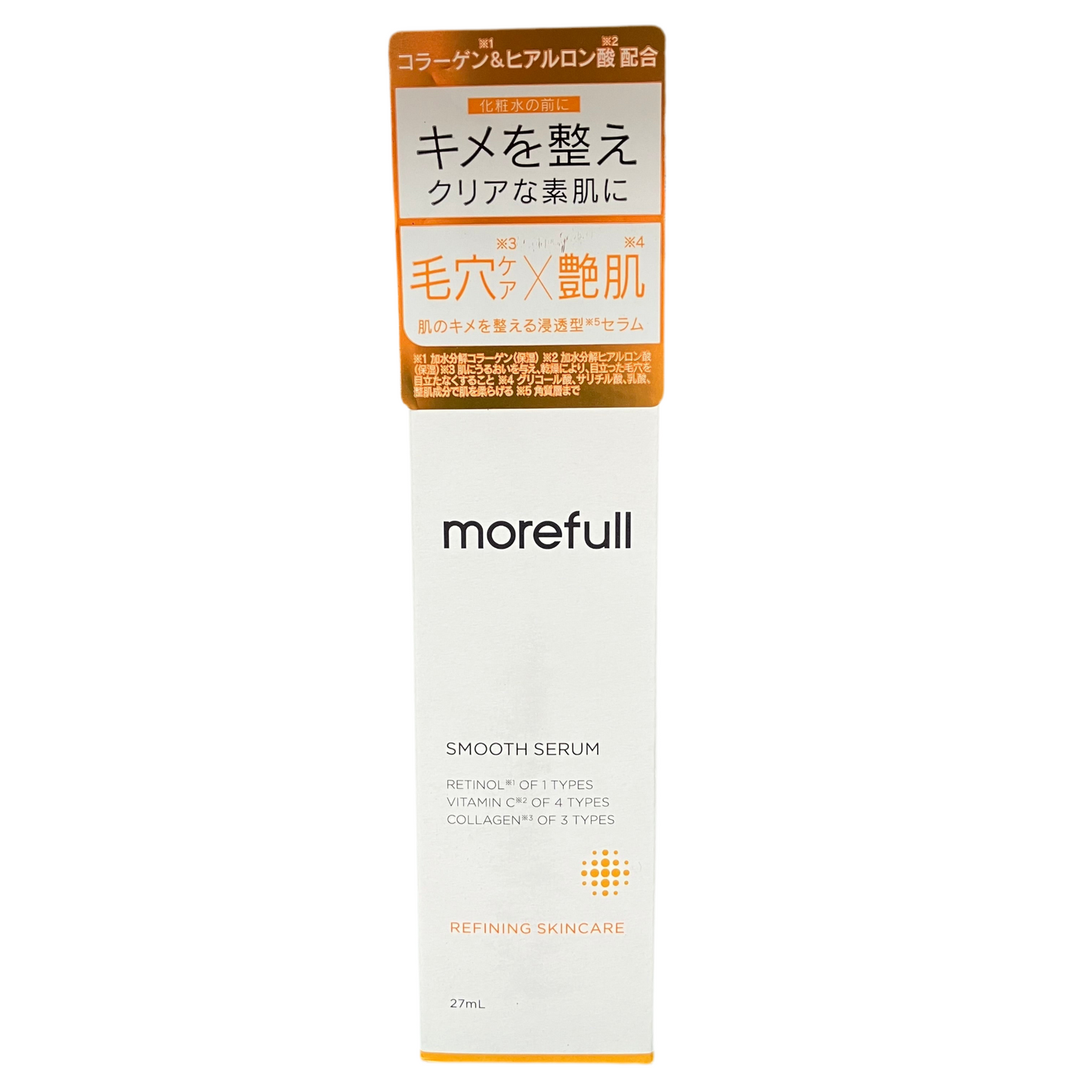 Smooth Serum Pore Refining with Retinol & Vitamin C 27mL Front
