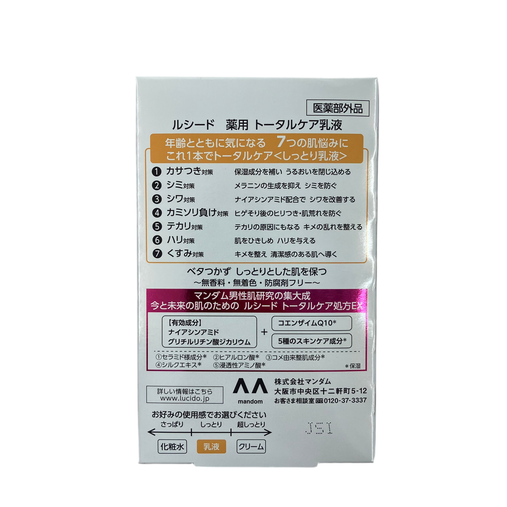 LÚCIDO Q10 Ageing Care Milk Made in Japan product image front side 5